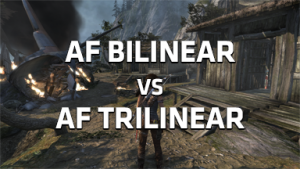 Bilinear vs Trilinear vs Anisotropic filtering 